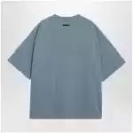 Fear of God Essentials Campus 90s faded blue cotton jersey T-shirt