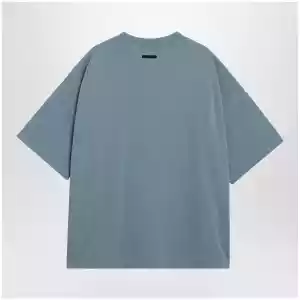 Fear of God Essentials Campus 90s faded blue cotton jersey T-shirt