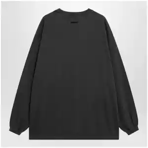 Fear of God Essentials Training 90s long-sleeve grey cotton jersey T-shirt