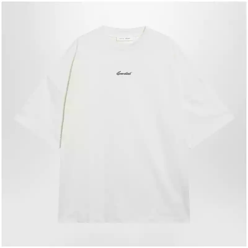 Fear of God Essentials Signature 90s oversized cotton jersey T-shirt in ivory
