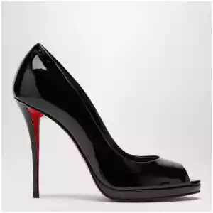 Christian Louboutin Lady Z black patent calfskin pumps