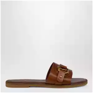 Christian Louboutin Her In Roma Dark Carmine Leather Mules