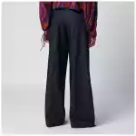 Dries Van Noten Indigo blue wide-leg denim trousers