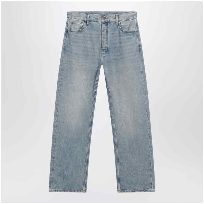Fear of God Essentials Light blue vintage-effect denim jeans