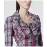 Vivienne Westwood Drunken jacket with tartan pattern
