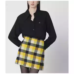 Vivienne Westwood Black shirt with oversized collar