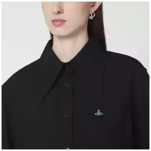 Vivienne Westwood Black shirt with oversized collar