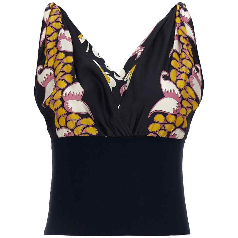 Tory Burch Printed Silk Top