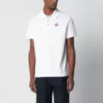 Canada Goose White polo with patch logo