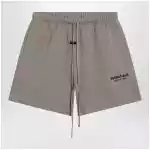 Fear of God Essentials Classic taupe fleece sports shorts
