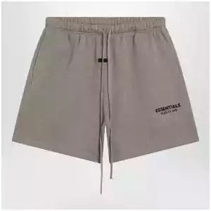 Fear of God Essentials Classic taupe fleece sports shorts