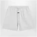 Fear of God Essentials Classic light grey mélange fleece sports shorts