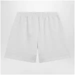 Fear of God Essentials Classic light grey mélange fleece sports shorts