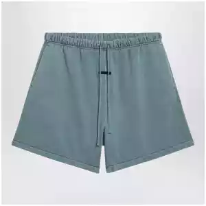 Fear of God Essentials Drawstring shorts in faded cotton Faded Coastal