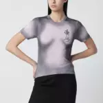 Vivienne Westwood Pink/black dégradé-effect knit top