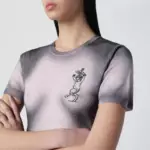 Vivienne Westwood Pink/black dégradé-effect knit top