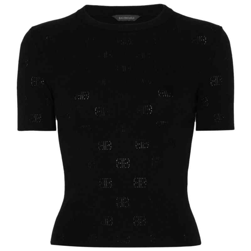 Balenciaga Perforated BB T-shirt