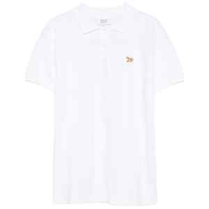 Maison Kitsuné Fox-embroidered polo shirt