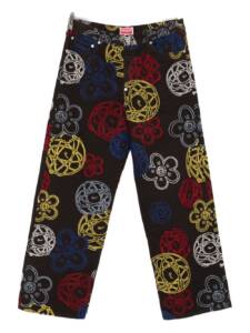 Kenzo Futura Embroidered cotton trousers