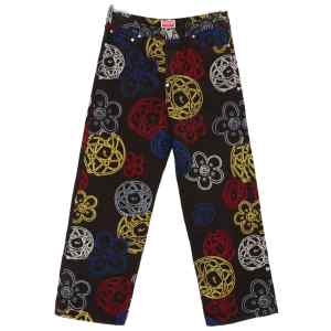 Kenzo Futura Embroidered cotton trousers