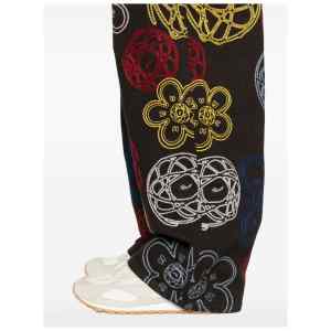 Kenzo Futura Embroidered cotton trousers