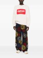 Kenzo Futura Embroidered cotton trousers