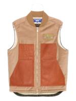 Junya Watanabe X Filson Leather panels vest