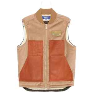 Junya Watanabe X Filson Leather panels vest