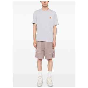 Maison Kitsuné Embroidered-logo patch T-shirt