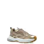 EMPORIO ARMANI EXCLUSIVE Mesh sneakers with laminated details and signature logo