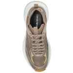 EMPORIO ARMANI EXCLUSIVE Mesh sneakers with laminated details and signature logo