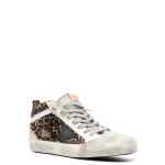 Golden Goose Mid Star Leo ponyskin sneakers