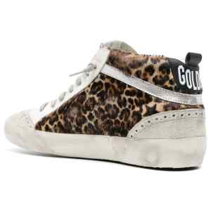 Golden Goose Mid Star Leo ponyskin sneakers