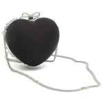 Self-Portrait Multi Crystal Heart Clutch