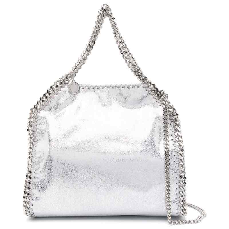 Stella McCartney Mini Falabella Metallic Tote Bag