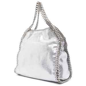 Stella McCartney Mini Falabella Metallic Tote Bag