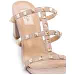 Valentino Garavani Rockstud Calfskin Leather Slide Sandal 60 Mm