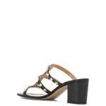Valentino Garavani Rockstud Calfskin Leather Slide Sandal 60 Mm
