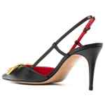 Valentino Garavani Vlogo Signature Slingback Décolleté In Calfskin 80mm