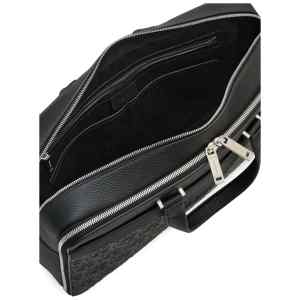 Ferragamo Embossed Gancini Briefcase