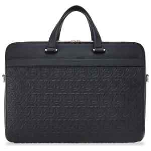 Ferragamo Embossed Gancini Briefcase