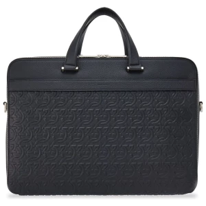 Ferragamo Embossed Gancini Briefcase