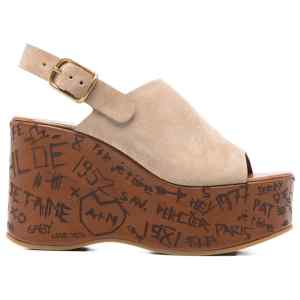 Chloé Maxime wedge sandals
