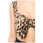 Dolce & Gabbana-Leopard-print cotton crop top