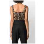 Dolce & Gabbana-Leopard-print cotton crop top