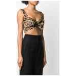 Dolce & Gabbana-Leopard-print cotton crop top