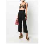 Dolce & Gabbana-Leopard-print cotton crop top