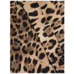 Dolce & Gabbana-Leopard-print tailored shorts.
