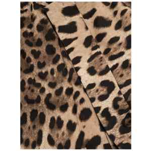 Dolce & Gabbana-Leopard-print tailored shorts.