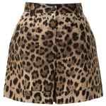 Dolce & Gabbana-Leopard-print tailored shorts.